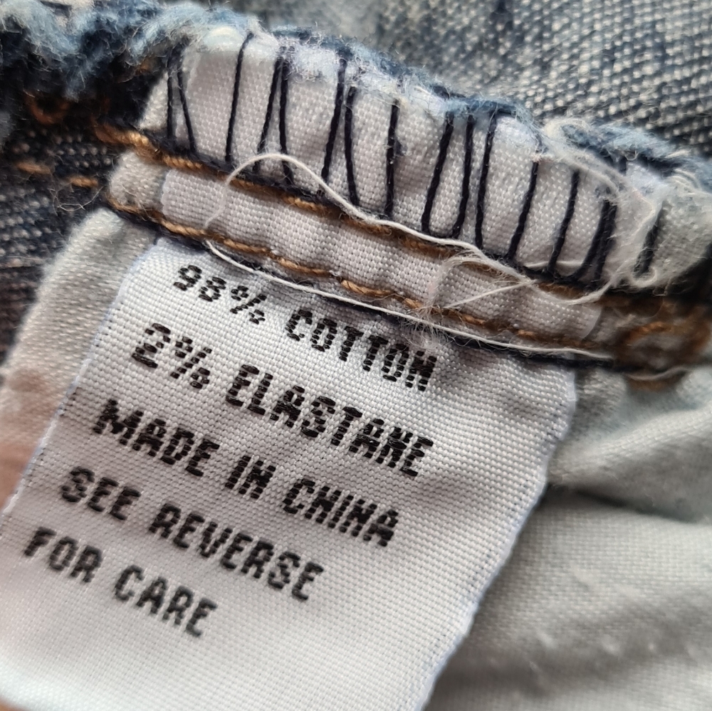 Vintage Carla Zampatti 10 Women's Bootcut Denim Blue Jeans - Picture 9 of 10